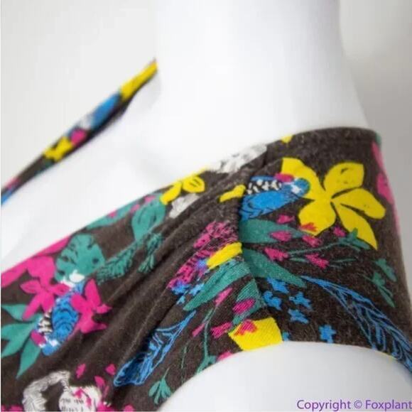 Modcloth Jungle Print Knit Dress, white cat blue bird,‎ ring tailed lemur, XL - Picture 10 of 16